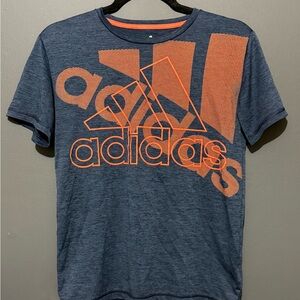 Adidas Boy’s Navy and Orange Tee